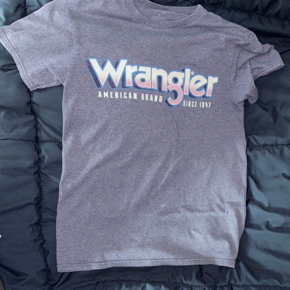 Wrangler Dark Blue Logo Tee